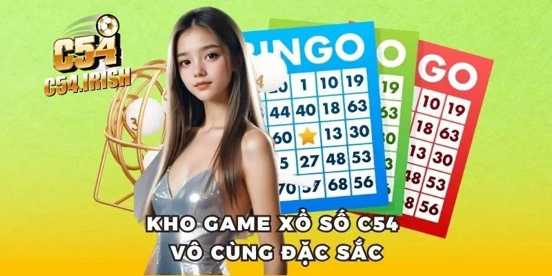 Kho game xổ số C54 vô cùng đặc sắc